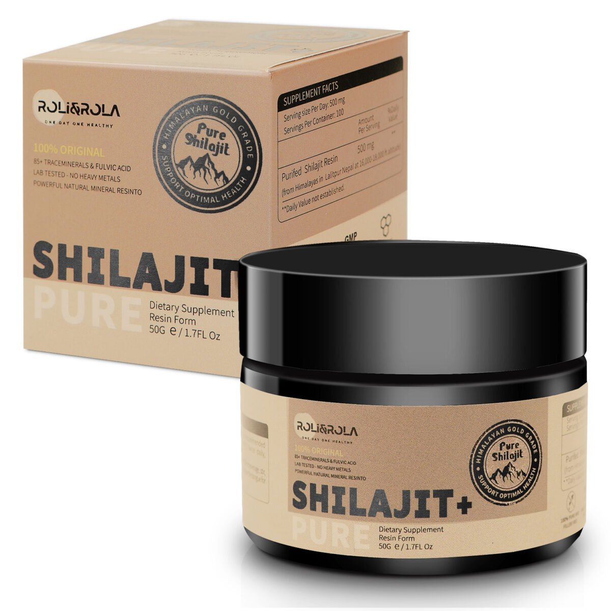 37f63f8d e27d 460b 8295 0cc70d3fccf0 ROLI&ROLA Shilajit Resin 50g