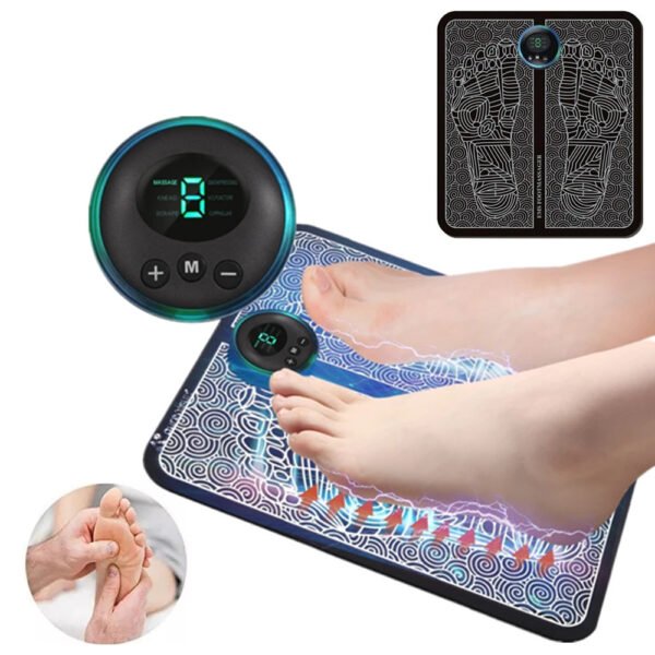 Ems Foot Massager Mat Tens Fisioterapia Electric Foot Cushion Blood Circulation Acupuncture Pad Foot Health Care Relaxation Pain