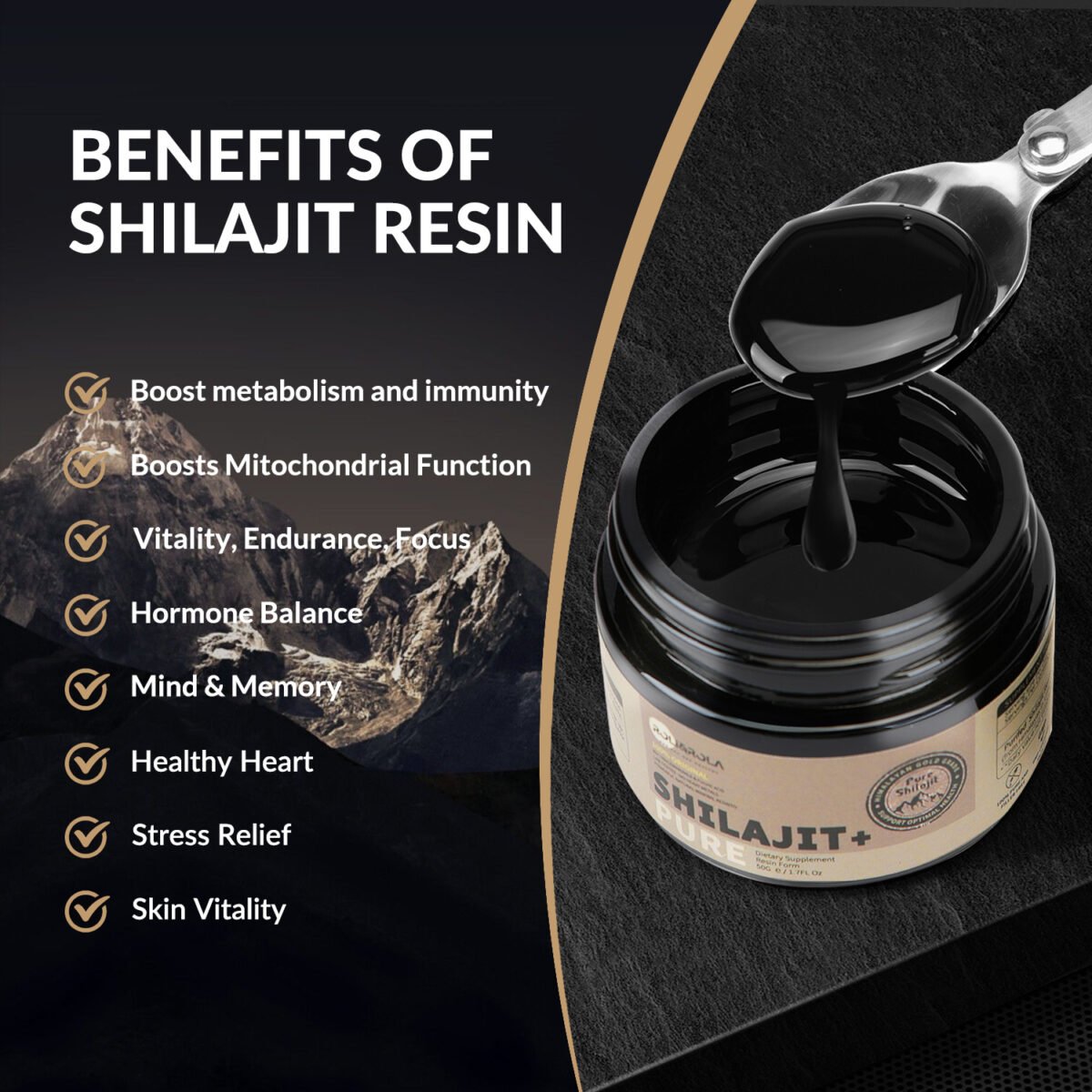 9198017a e288 48cb a497 6e3cea9b8ffa ROLI&ROLA Shilajit Resin 50g